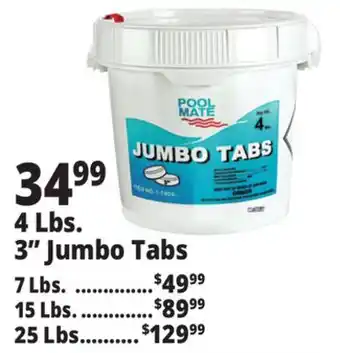 Ocean State Job Lot 4 Lbs. 3 Jumbo Tabs offer