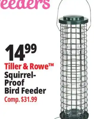 Ocean State Job Lot Squirrel-Proof Bird Feeder offer