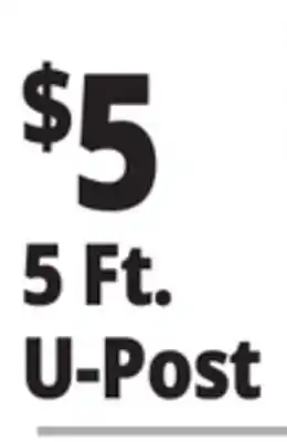 Ocean State Job Lot 5 Ft. U-Post offer