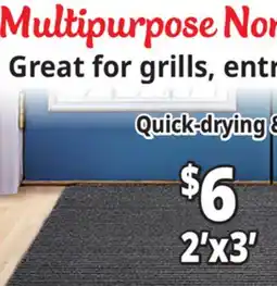 Ocean State Job Lot Multipurpose Non-Skid Entry Mats 2'x3' offer