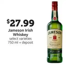 Fareway Jameson irish whiskey offer