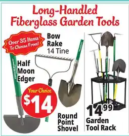 Ocean State Job Lot Long-Handled Fiberglass Garden Tools offer