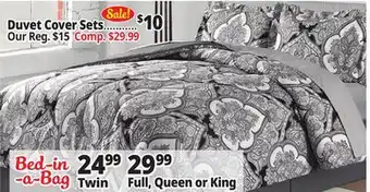 Ocean State Job Lot Duvet Cover Sets offer