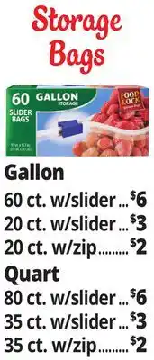 Ocean State Job Lot Storage Bags offer