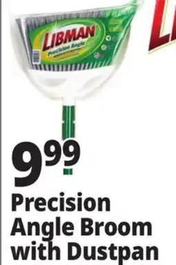 Ocean State Job Lot Precision Angle Broom with Dustpan offer