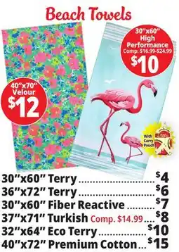 Ocean State Job Lot Beach Towels offer