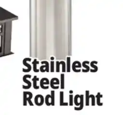 Ocean State Job Lot Stainless Steel Rod Light offer