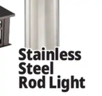 Ocean State Job Lot Stainless Steel Rod Light offer