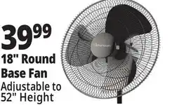 Ocean State Job Lot 18 Round Base Fan offer