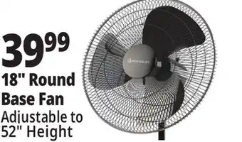 Ocean State Job Lot 18 Round Base Fan offer