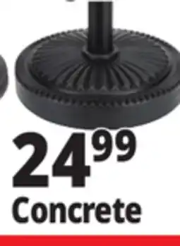 Ocean State Job Lot Cast Iron Patio Umbrella Base concrete 26 lbs offer