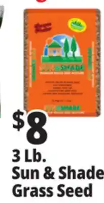 Ocean State Job Lot 3 lb Sun & Shade Grass Seed offer