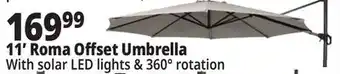 Ocean State Job Lot 11' Roma Offset Umbrella offer