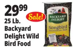 Ocean State Job Lot 25 Lb. Backyard Delight Wild Bird Food offer