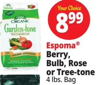 Ocean State Job Lot Espoma Berry, Bulb, Rose or Tree-tone offer