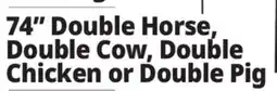 Ocean State Job Lot Shepherd Hooks 4 Double Horse, Double Cow, Double Chicken or Double Pig offer