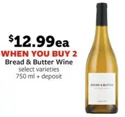 Fareway Bread & butter wine offer