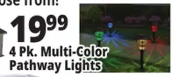 Ocean State Job Lot 4 Pk. Multi-Color Pathway Lights offer