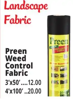Ocean State Job Lot Weed Control Landscape Fabric offer
