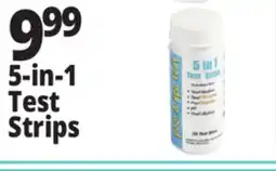 Ocean State Job Lot 5-In-1 Test Strips for Chlorine 50 Count offer