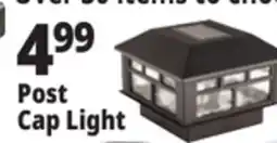 Ocean State Job Lot Deluxe Solar Post Cap Light White Finish offer