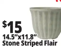 Ocean State Job Lot 14.5x11.8 Stone Striped Flair offer