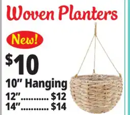 Ocean State Job Lot Woven Planters offer