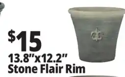 Ocean State Job Lot 13.8x12.2 Stone Flair Rim offer