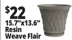 Ocean State Job Lot Resin Weave Flair Planters offer