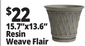 Ocean State Job Lot Resin Weave Flair Planters offer