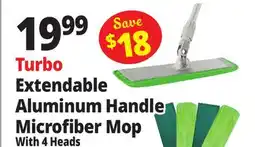 Ocean State Job Lot Extendable Aluminum Handle Microfiber Mop offer