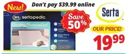 Ocean State Job Lot Memory Foam Pillows offer