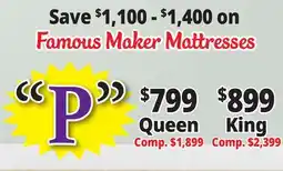 Ocean State Job Lot Famous Maker Mattresses offer