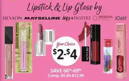 Ocean State Job Lot Lipstick & Lip Gloss offer