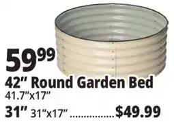 Ocean State Job Lot 42 Round Garden Bed offer