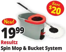 Ocean State Job Lot Resultz spin Mop & Bucket System offer