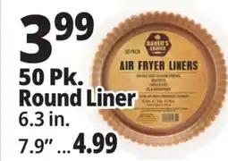 Ocean State Job Lot 50 Pk. Round Liner offer