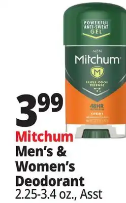 Ocean State Job Lot Men's & Women's Deodorant offer