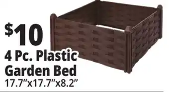 Ocean State Job Lot 4 Pc. Plastic Garden Bed offer