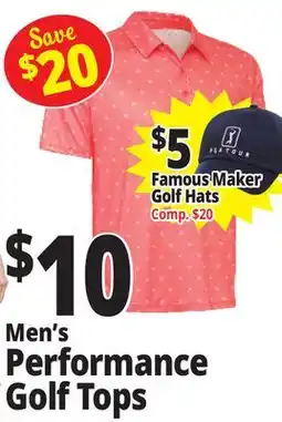 Ocean State Job Lot Men's Famous Maker Golf Hats offer