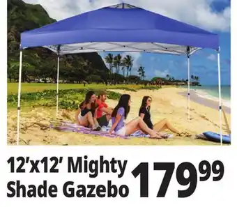 Ocean State Job Lot Mighty Shade 12' x 12' One-Touch Pop-Up Gazebo offer