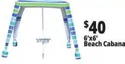 Ocean State Job Lot 6'x6' Beach Cabana offer