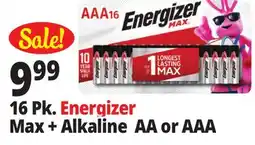 Ocean State Job Lot 16 Pk. Max + Alkaline AA or AAA offer