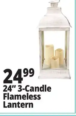 Ocean State Job Lot 24 3-Candle Flameless Lantern offer