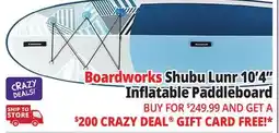 Ocean State Job Lot Boardworks Shubu Lunr 10'4 Inflatable Paddleboard offer
