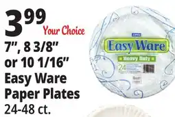 Ocean State Job Lot 7, 8 3/8 or 10 1/16 Easy Ware Paper Plates offer