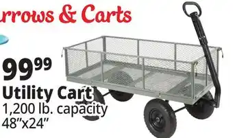 Ocean State Job Lot Utility Cart offer
