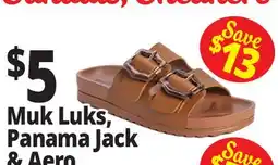 Ocean State Job Lot Muk Luks, Panama Jack & Aero offer