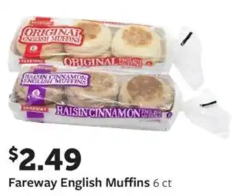 Fareway Fareway english muffins offer