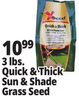 Ocean State Job Lot 3 lbs. Quick & Thick Sun & Shade Grass Seed offer